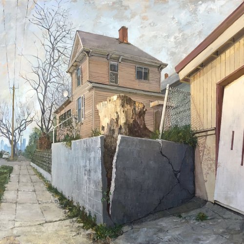 A Thing Apart, oil on canvas, 36 x 38 inches, copyright ©2015